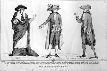 Ceremonial Costumes of the Deputies of the Trois Ordres aux Etats-Generaux, 4th May 1789